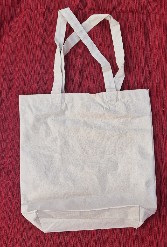 Wholesale  Natural Canvas White Tote Bags (30cm x 30cm)